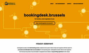 Brusselsbookingdesk.be thumbnail
