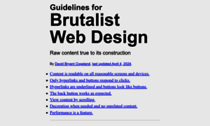 Brutalist-web.design thumbnail
