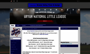 Bryannationallittleleague.com thumbnail