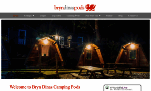 Bryndinascampingpods.co.uk thumbnail