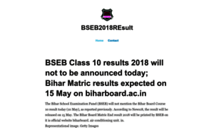 Bseb2018result.wordpress.com thumbnail