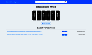 Btcblockexplorer.nl thumbnail