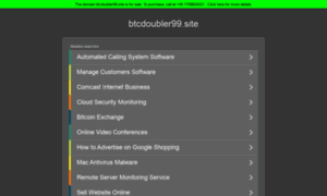 Btcdoubler99.site thumbnail