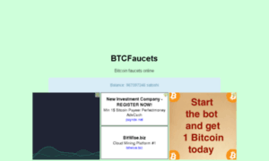 Btcfaucets.online thumbnail