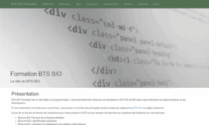Bts-sio-formation.com thumbnail