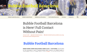 Bubblefootballbarcelona.org thumbnail