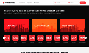Bucketlisters.com thumbnail