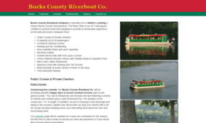 Buckscountyriverboats.com thumbnail