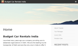 Budget-car-rentals-india.com thumbnail