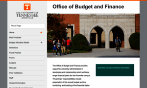 Budget.utk.edu thumbnail