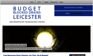 Budgetblockeddrainsleicester.co.uk thumbnail