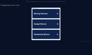 Budgetcitymovers.com thumbnail
