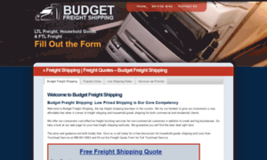 Budgetfreightshipping.net thumbnail