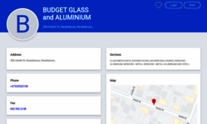 Budgetglassalluminium.co.za thumbnail