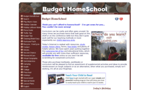 Budgethomeschool.com thumbnail