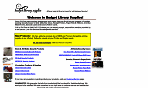 Budgetlibrarysupplies.com thumbnail