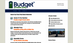 Budgetportapotty.com thumbnail