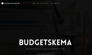 Budgetskemaet.dk thumbnail