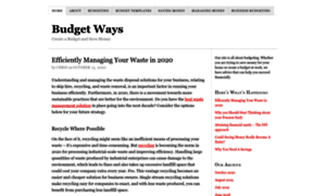 Budgetways.com thumbnail
