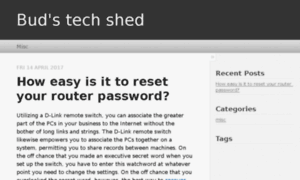 Budstechshed.com thumbnail