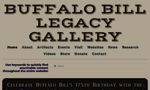 Buffalobillcollection.org thumbnail