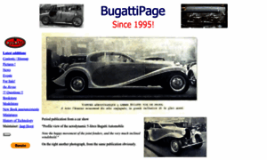 Bugattipage.com thumbnail
