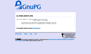 Bugs.gnupg.org thumbnail