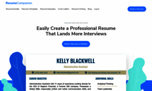 Builder.resumecompanion.com thumbnail