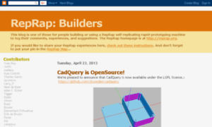 Builders.reprap.org thumbnail