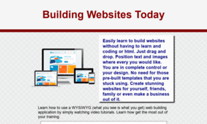 Building-websites-today.com thumbnail