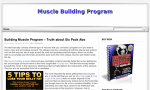 Buildingmuscleprogram.net thumbnail