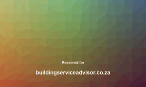 Buildingserviceadvisor.co.za thumbnail