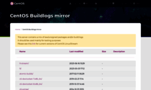 Buildlogs.centos.org thumbnail