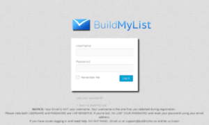 Buildmylistmembers.com thumbnail