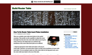 Buildroutertable.wordpress.com thumbnail