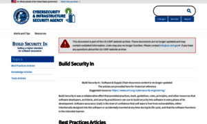 Buildsecurityin.us-cert.gov thumbnail