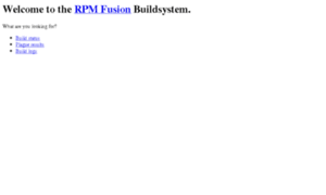 Buildsys.rpmfusion.org thumbnail