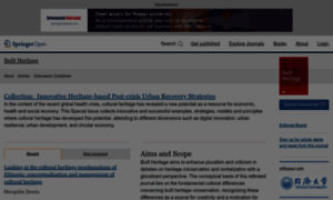 Built-heritage.springeropen.com thumbnail