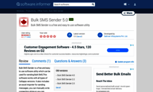 Bulk-sms-sender.software.informer.com thumbnail