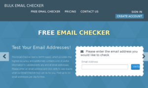 Bulkemailchecker3.com thumbnail