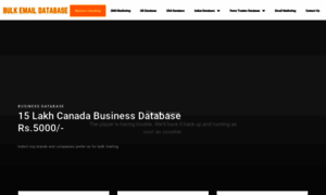 Bulkemaildatabase.in thumbnail
