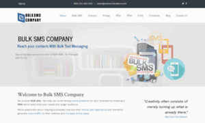 Bulksmscompany.com thumbnail