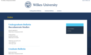 Bulletin.wilkes.edu thumbnail