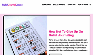 Bulletjournaljunkie.com thumbnail