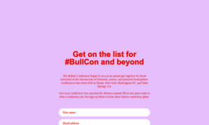 Bullishconference.com thumbnail
