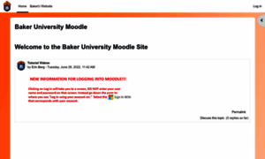 Bumoodle.bakeru.edu thumbnail