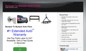 Bumpertobumperautoparts.org thumbnail