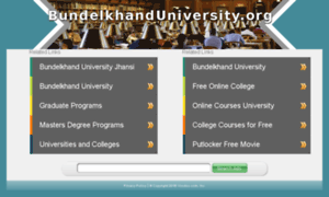 Bundelkhanduniversity.org thumbnail