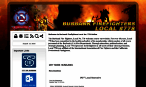 Burbankfirefighters.org thumbnail