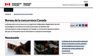 Bureaudelaconcurrence.gc.ca thumbnail